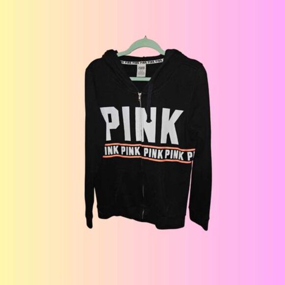 Victoria‎ Secret Pink Zip Up Jacket Size M (Y44) - Picture 1 of 3